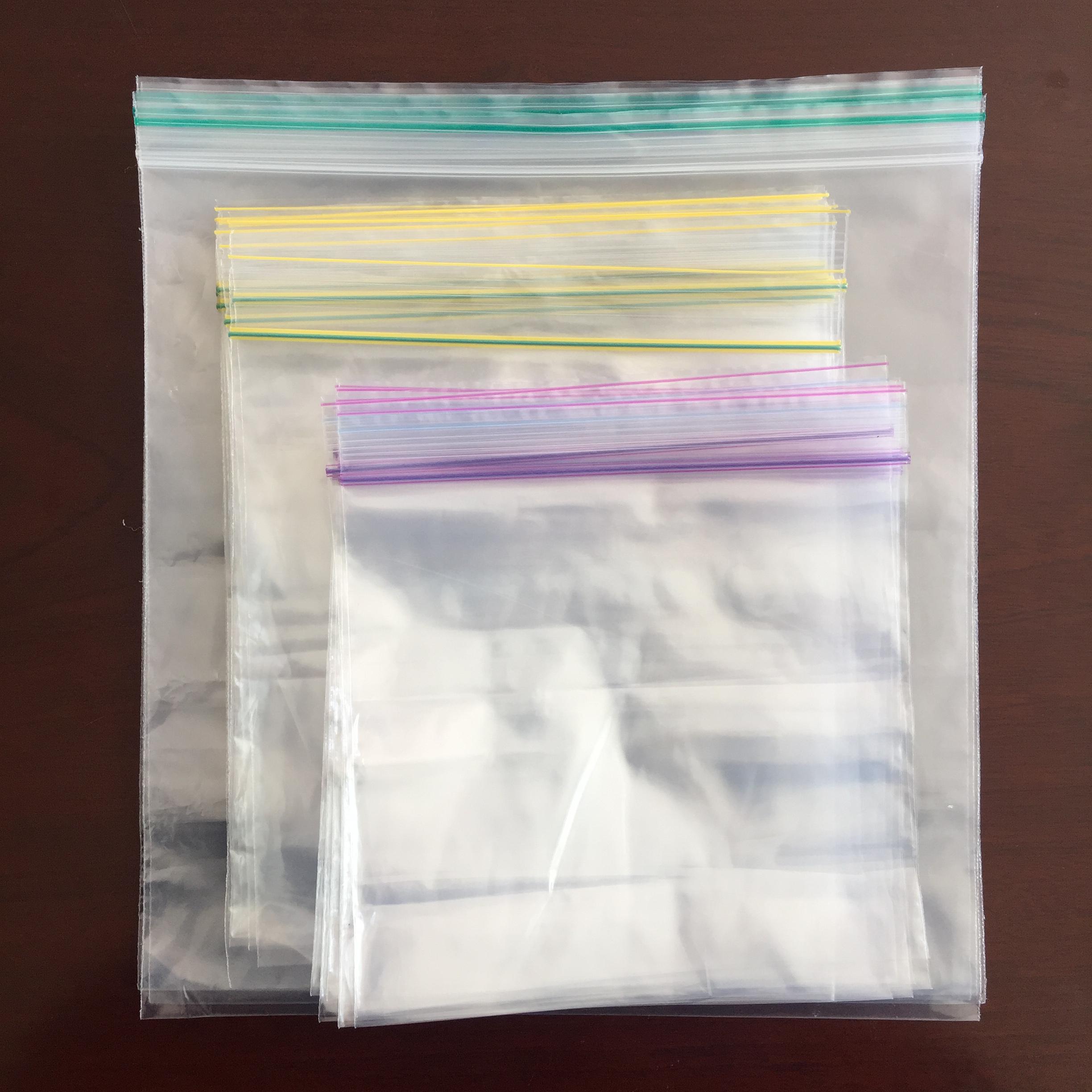 clear plastic zip lock bags with customer  printed A-01